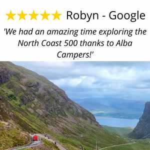 Alba Campers 5 Star Review, north coast