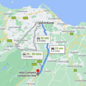 Edinburgh-Alba-Campers-8-miles-to-Alba-Campers-from-Edinburgh-Bus-and-Train-Directions-Campervan-Hire-Motorhome-Hire