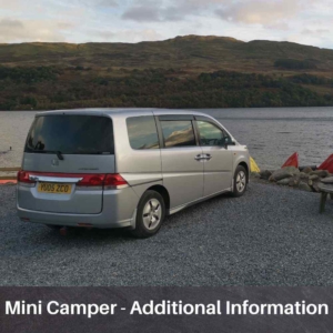 Mini Campervan additional information and features