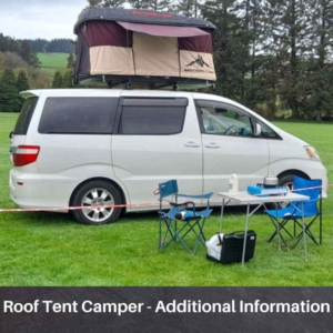 Roof Tent Campervan additional information and features