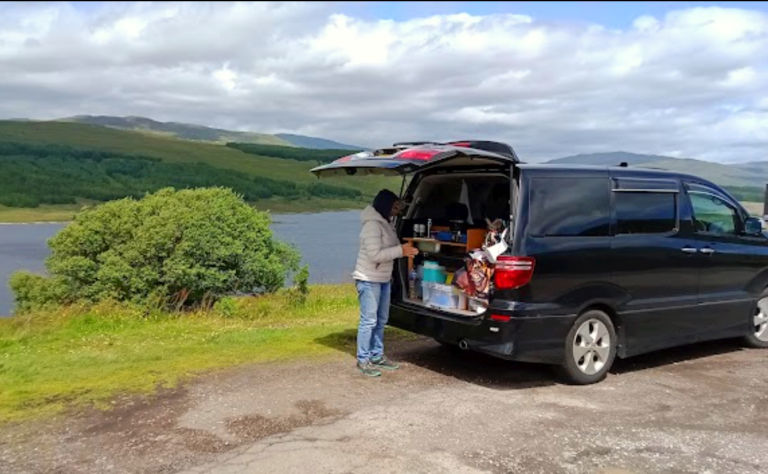 Sustainable roadtrip, scotland, alba campers