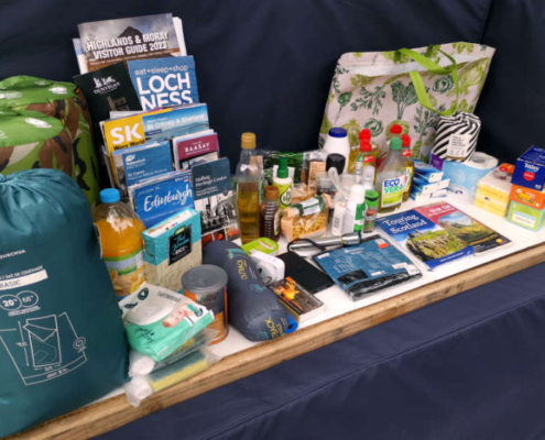 free camping and campervan items, alba campers
