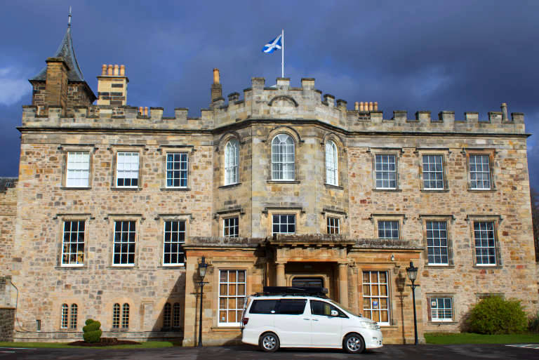 scottish golf road trip, vehicle hire, minivan hire, automatic vehicles